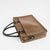 Multi Pockets Laptop Bag (Brown) - Leather Laptop bag by Astore