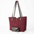 Andrew Tote Bag With Pouch (Suede Maroon) in Pakistan by Astore